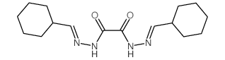 Ethanedioic acid,1,2-bis[2-(cyclohexylmethylene)hydrazide]结构式