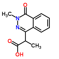 2-(3-METHYL-4-OXO-3,4-DIHYDRO-PHTHALAZIN-1-YL)-PROPIONIC ACID结构式