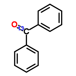 二苯甲酮-羰基-13C结构式