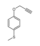 1-methylsulfanyl-4-prop-2-ynoxybenzene结构式