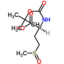 Boc-Met(O)-OH Structure