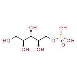 ribitol-5-phosphate Structure