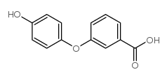 4'-Hydroxy-m-phenoxy benzoic acid structure