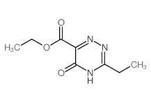 ethyl 3-ethyl-5-oxo-2H-1,2,4-triazine-6-carboxylate结构式