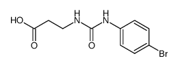 N-(4-bromo-phenylcarbamoyl)-β-alanine结构式