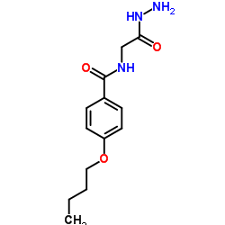 4-Butoxy-N-(2-hydrazino-2-oxoethyl)benzamide结构式