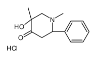 (2S,5R)-5-hydroxy-1,5-dimethyl-2-phenylpiperidin-4-one,hydrochloride结构式