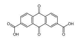 9,10-dioxoanthracene-2,7-dicarboxylic acid Structure