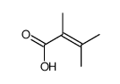 2,3-dimethylbut-2-enoic acid Structure