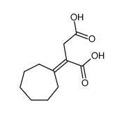 cycloheptylidene-succinic acid Structure