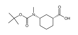 L-Boc-MeN-γ-Ach-OH Structure