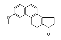 2-methoxy-11,12,15,16-tetrahydrocyclopenta[a]phenanthren-17-one结构式