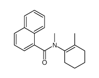 N-methyl-N-(2-methylcyclohexen-1-yl)naphthalene-1-carboxamide Structure