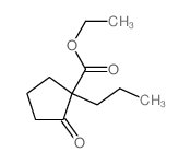 ethyl 2-oxo-1-propyl-cyclopentane-1-carboxylate结构式