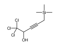 1,1,1-trichloro-5-trimethylsilylpent-3-yn-2-ol结构式