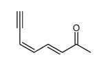 3,5-Octadien-7-yn-2-one (6CI,9CI) Structure