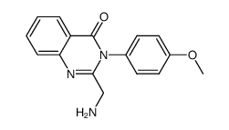 2-aminomethyl-3-(4-methoxyphenyl)-3H-quinazolin-4-one Structure