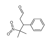 4-methyl-4-nitro-3-phenylpentanal结构式