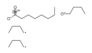 [butoxy(dibutyl)stannyl] octanoate Structure