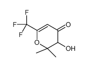 3-hydroxy-2,2-dimethyl-6-(trifluoromethyl)-3H-pyran-4-one Structure