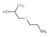 1-(2-aminoethylsulfanyl)propan-2-ol structure