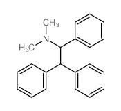 Benzeneethanamine,N,N-dimethyl-a,b-diphenyl- Structure