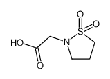 (1,1-dioxo-1λ6-isothiazolidin-2-yl)-acetic acid structure