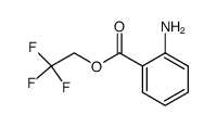 anthranilic acid-(2,2,2-trifluoro-ethyl ester)结构式