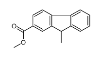 methyl 9-methyl-9H-fluorene-2-carboxylate Structure