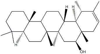 (18α,19α)-Urs-20-en-16β-ol结构式