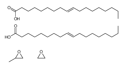 2-methyloxirane,(E)-octadec-9-enoic acid,oxirane Structure