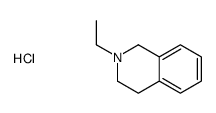 2-ethyl-1,2,3,4-tetrahydroisoquinolin-2-ium,chloride结构式