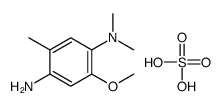 2-methoxy-1-N,1-N,5-trimethylbenzene-1,4-diamine,sulfuric acid Structure