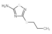 3-丙基磺酰基-[1,2,4]噻二唑-5-胺结构式