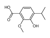 3-Hydroxy-4-isopropyl-2-Methoxybenzoic acid structure