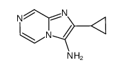 2-cyclopropyl-imidazo[1,2-a]pyrazin-3-amine结构式