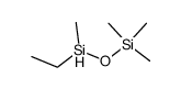 1,3,3,3-tetramethyl-1-ethyldisiloxane Structure