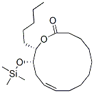 (10Z,13S,14S)-14-Pentyl-13-[(trimethylsilyl)oxy]oxacyclotetradeca-10-en-2-one结构式