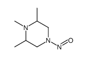 Piperazine, 1,2,6-trimethyl-4-nitroso- (9CI)结构式