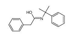 2-phenyl-N-(2-phenylpropan-2-yl)acetamide Structure