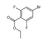 4-Bromo-2,6-Difluoro-Benzoic Acid Ethyl Ester Structure