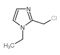 2-CHLOROMETHYL-1-ETHYL-1H-IMIDAZOLE结构式