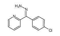 2-[(4-chlorophenyl)(hydrazono)methyl]pyridine结构式