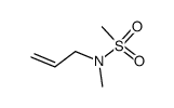 N-allyl-N-methylmethane sulphonamide Structure