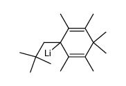 1,1,2,3,5,6-hexamethyl-4-neopentylcyclohexadienyllithium Structure