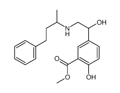 methyl 2-hydroxy-5-[1-hydroxy-2-(4-phenylbutan-2-ylamino)ethyl]benzoate picture