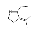 5-ethyl-4-propan-2-ylidene-2,3-dihydropyrrole Structure