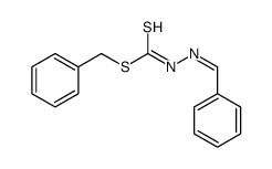 benzyl N-(benzylideneamino)carbamodithioate Structure