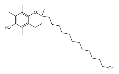 2-(12-hydroxydodecyl)-2,5,7,8-tetramethyl-3,4-dihydro-2H-chromen-6-ol Structure