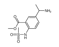 methyl 5-(1-aminoethyl)-2-(methanesulfonamido)benzoate Structure